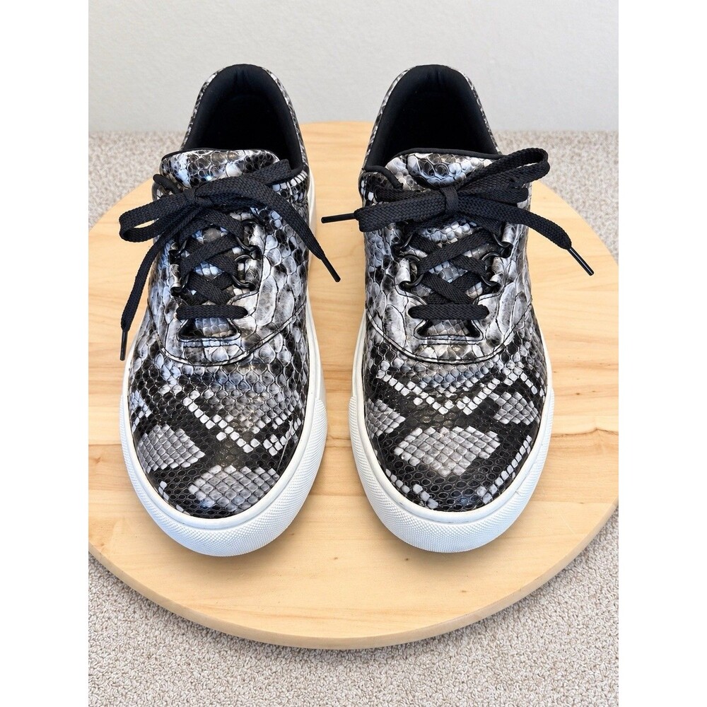 SAS Free Rein Mamba Snake-Print Leather Sneakers – Women’s